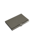 Picture of Visitkortetui/Name MEGA card holder stål/steel - 41 gram m/ sort filt