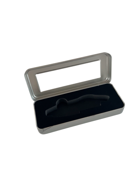 Picture of Tin-box window black foam inside for tjenerkniv 3000