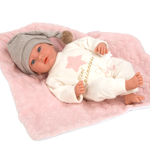 Picture of PINK ARIA ELEGANCE DOLL WITH BLANKET